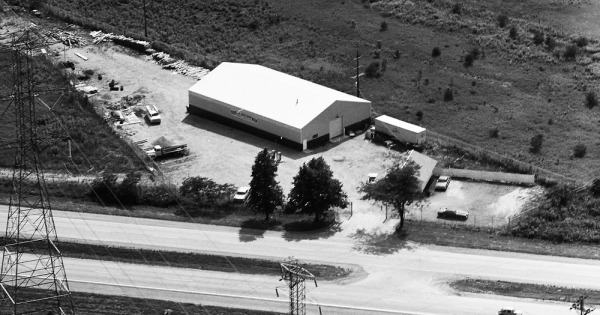 Vintage Aerial photo from 1973 in Lake County, IL