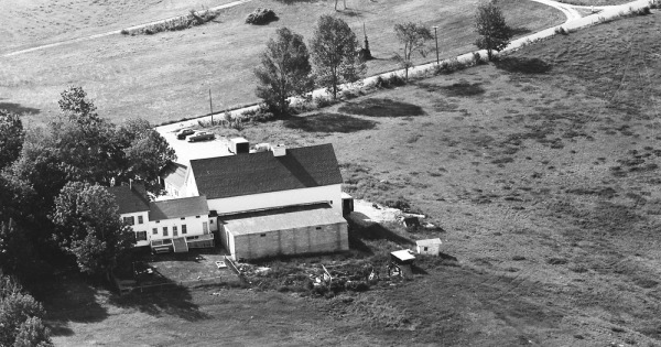 Vintage Aerial photo from 1964 in Strafford County, NH