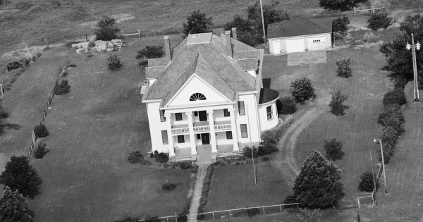 Vintage Aerial photo from 1987 in Garvin County, OK