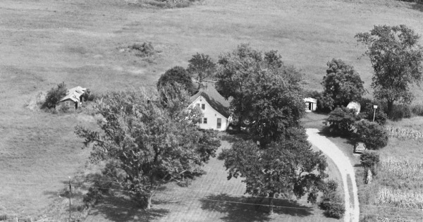 Vintage Aerial photo from 1981 in Benton County, MO