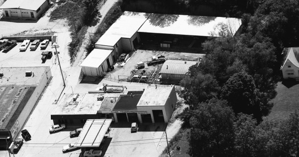 Vintage Aerial photo from 1988 in Boone County, AR