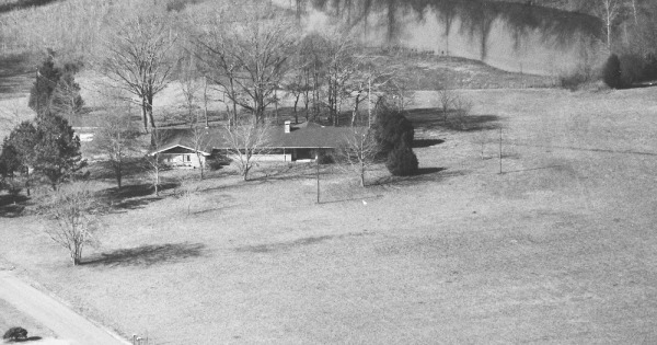 Vintage Aerial photo from 1994 in Lowndes County, MS