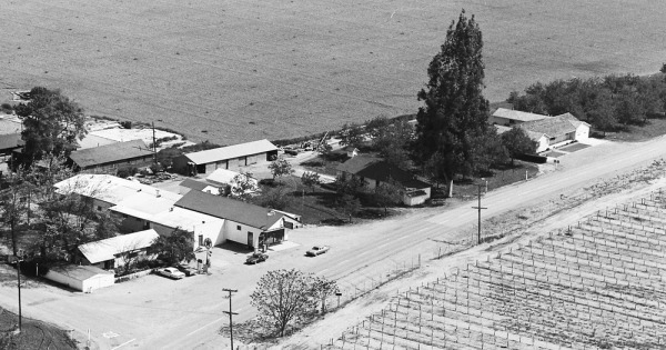Vintage Aerial photo from 1969 in Shasta County, CA