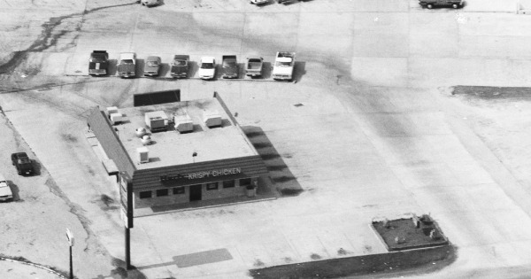 Vintage Aerial photo from 1989 in Liberty County, TX