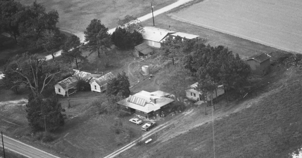 Vintage Aerial photo from 1989 in Wake County, NC