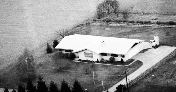 Vintage Aerial photo from 1974 in York County, PA