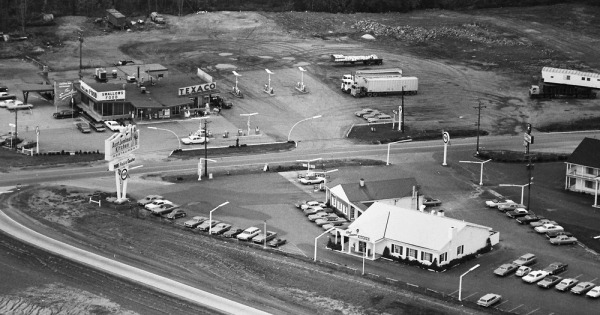Vintage Aerial photo from 1968 in Ashtabula County, OH
