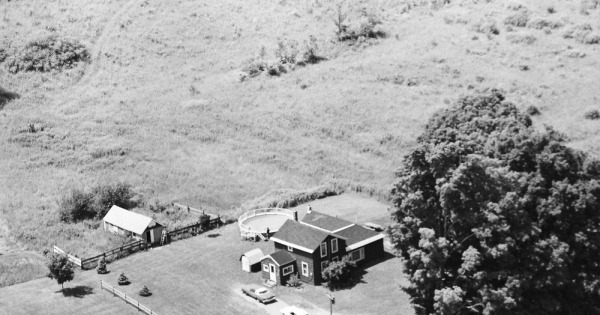 Vintage Aerial photo from 1982 in Oswego County, NY