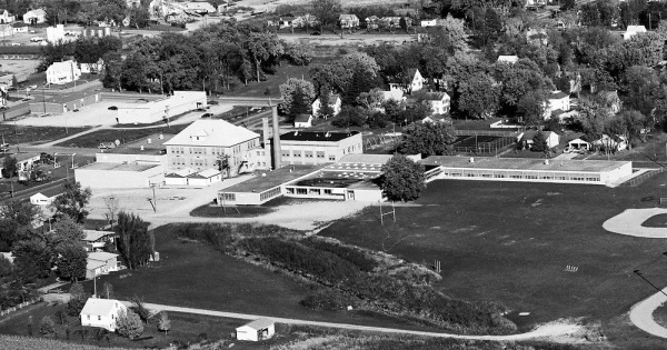 Vintage Aerial photo from 1973 in Waseca County, MN