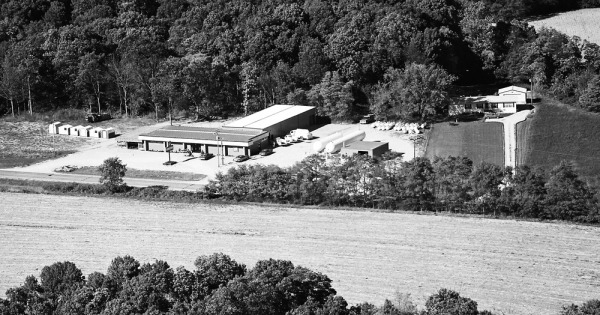 Vintage Aerial photo from 1976 in Randolph County, IL