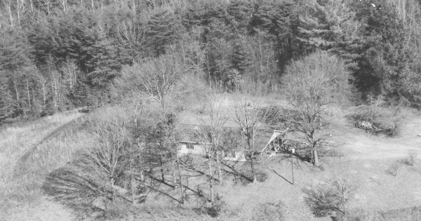 Vintage Aerial photo from 1994 in Habersham County, GA