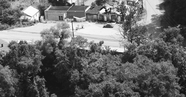 Vintage Aerial photo from 1983 in Boone County, WV