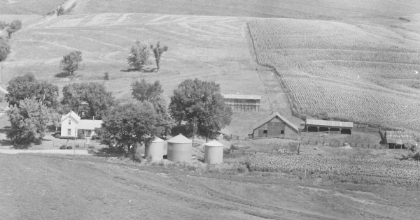 Vintage Aerial photo from 1980 in Holt County, MO