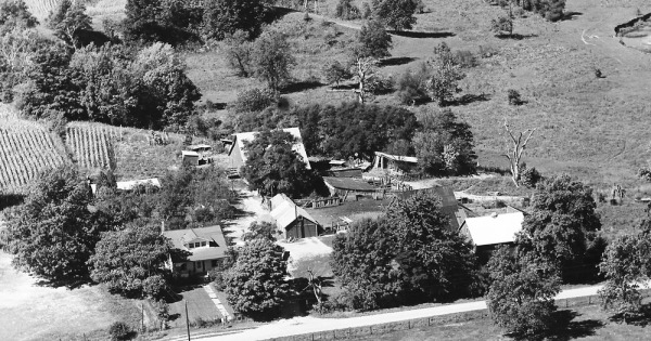 Vintage Aerial photo from 1967 in Bureau County, IL