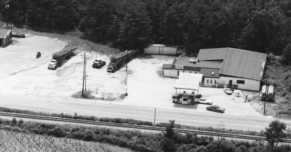 Vintage Aerial photo from 1983 in Union County, SC