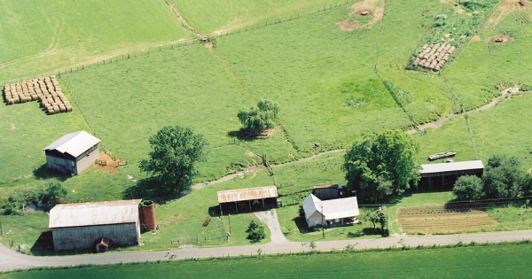 Vintage Aerial photo from 2004 in Washington County, TN