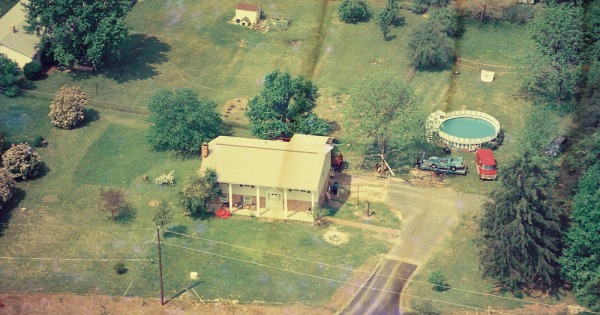 Vintage Aerial photo from 2000 in Spotsylvania County, VA