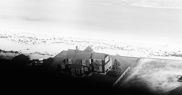 Vintage Aerial photo from 1969 in York County, ME