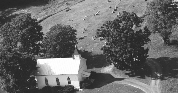 Vintage Aerial photo from 1986 in Monroe County, WV