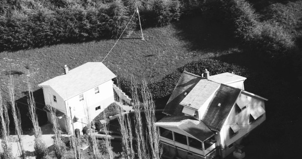 Vintage Aerial photo from 1987 in Mercer County, WV