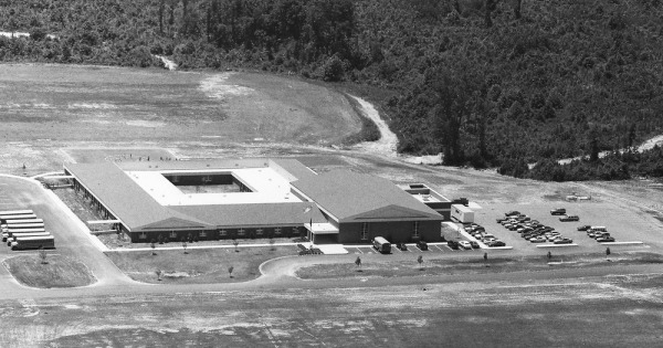 Vintage Aerial photo from 1990 in King William County, VA