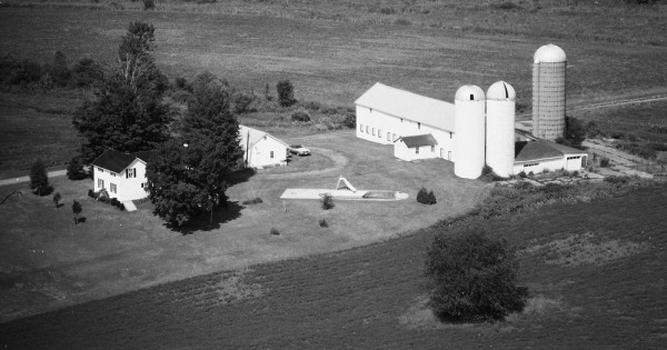 Vintage Aerial photo from 1987 in Oswego County, NY
