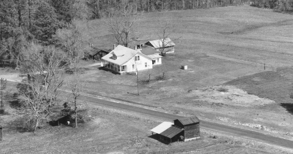 Vintage Aerial photo from 1997 in Chatham County, NC