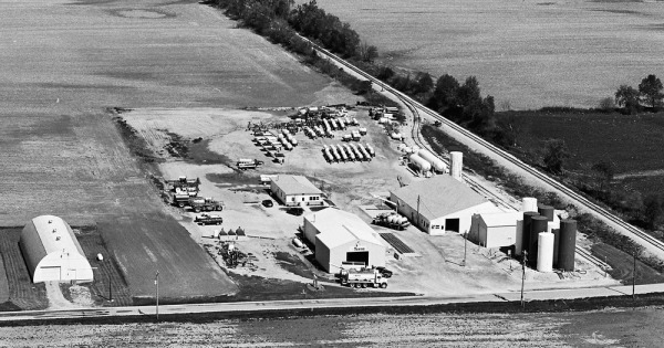 Vintage Aerial photo from 1997 in Wyandot County, OH