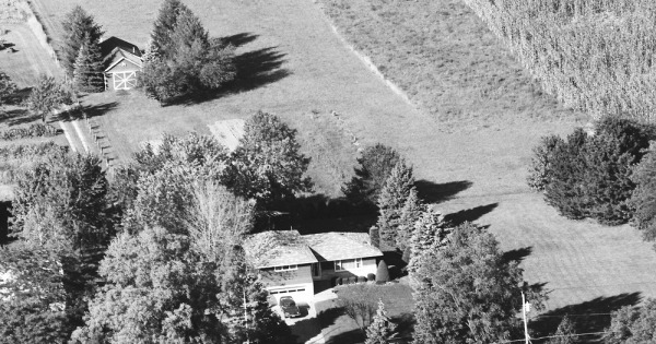 Vintage Aerial photo from 1984 in Monroe County, NY