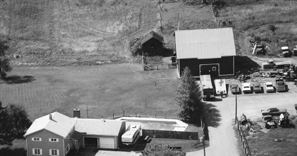 Vintage Aerial photo from 1976 in Jefferson County, PA
