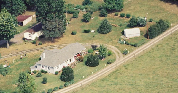 Vintage Aerial photo from 2002 in Mifflin County, PA