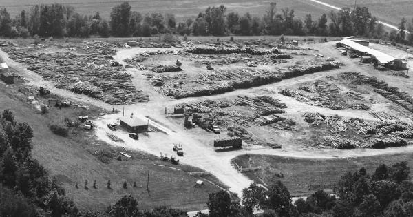 Vintage Aerial photo from 1993 in Goochland County, VA