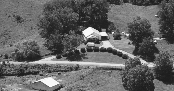 Vintage Aerial photo from -1986 in Obion County, TN