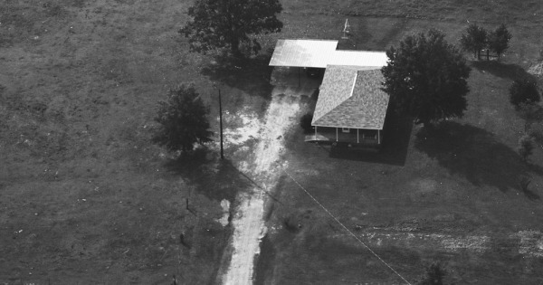 Vintage Aerial photo from 2002 in Chester County, SC