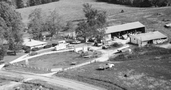 Vintage Aerial photo from 1986 in Boone County, MO