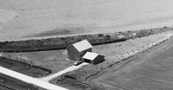 Vintage Aerial photo from 1983 in Ida County, IA