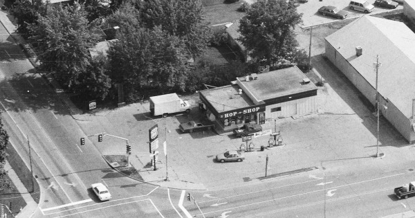 Vintage Aerial photo from 1990 in Clinton County, IA