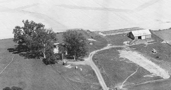 Vintage Aerial photo from -1986 in Obion County, TN