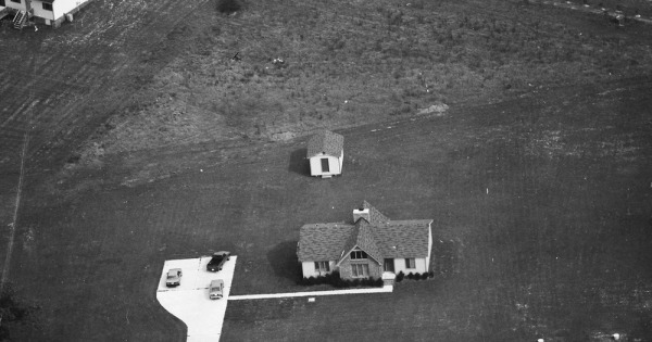 Vintage Aerial photo from 1989 in Wake County, NC