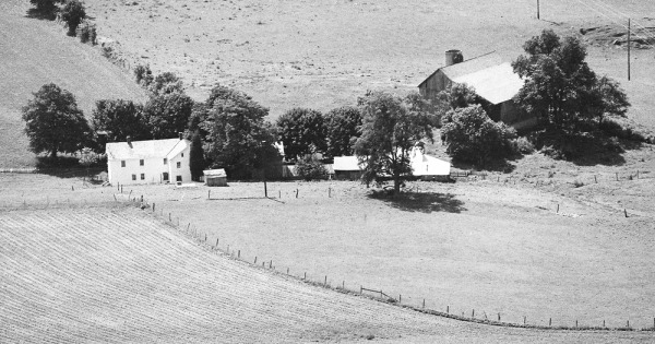Vintage Aerial photo from 1974 in York County, PA