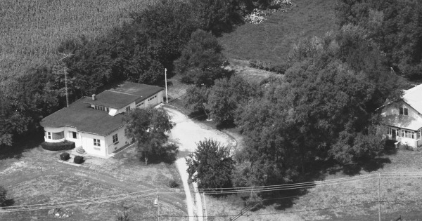 Vintage Aerial photo from 1983 in Grundy County, IL