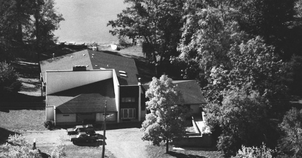 Vintage Aerial photo from 1988 in Livingston County, MI