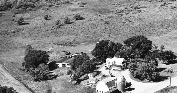 Vintage Aerial photo from 1967 in Scott County, MN
