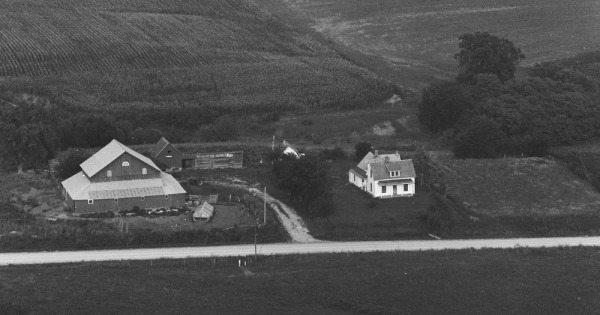Vintage Aerial photo from 1981 in Jefferson County, IA