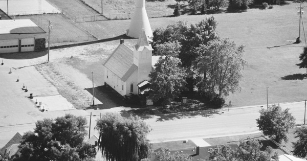 Vintage Aerial photo from 1980 in Bay County, MI