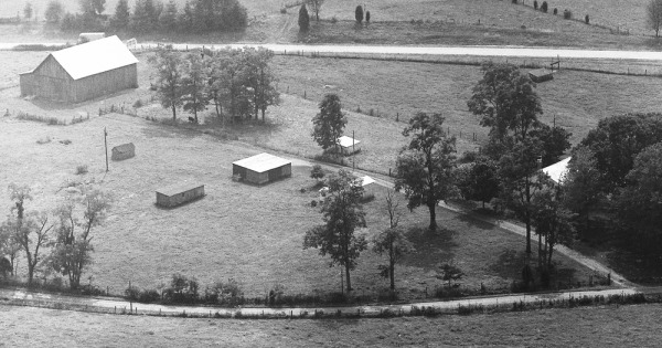 Vintage Aerial photo from 1976 in Washington County, IN