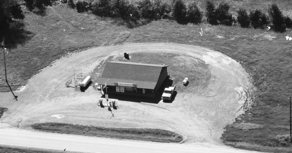 Vintage Aerial photo from 1990 in Yell County, AR