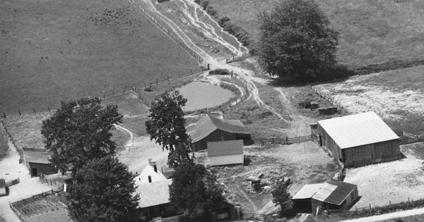 Vintage Aerial photo from 1973 in Greene County, IN