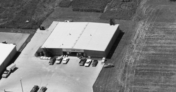 Vintage Aerial photo from 1986 in Polk County, IA