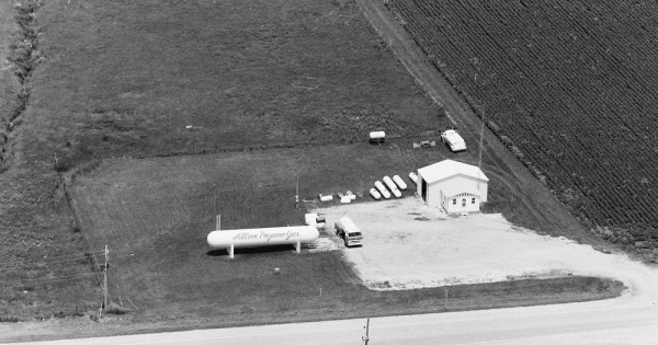 Vintage Aerial photo from 1979 in Butler County, IA